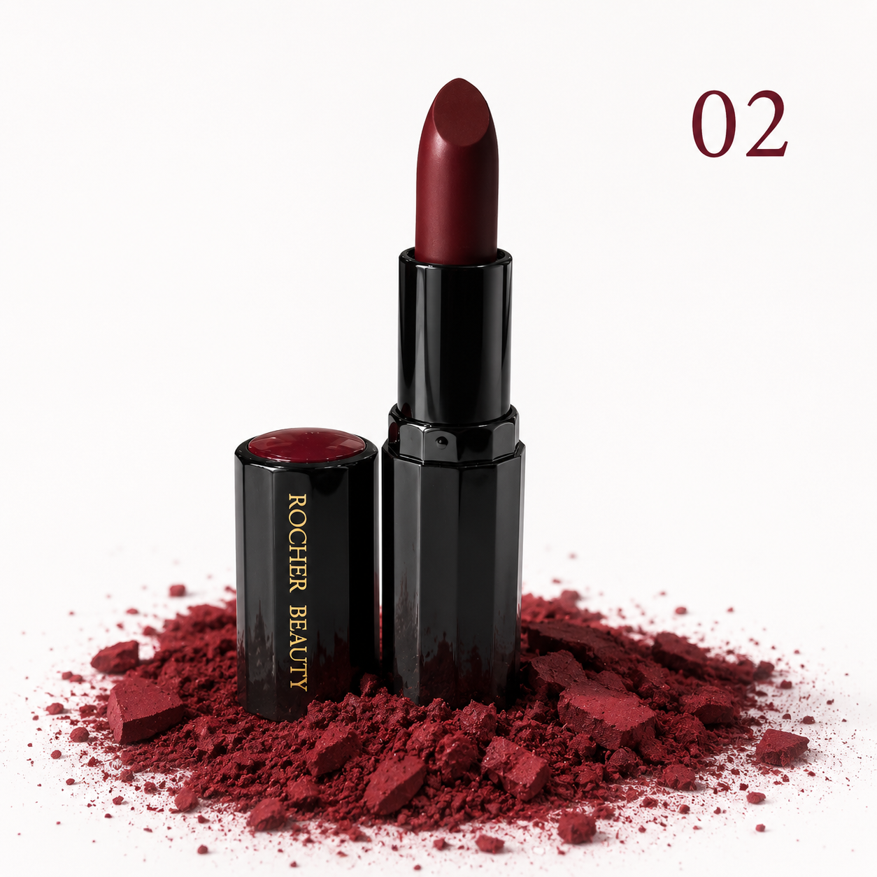 رژ لب جامدROCHER BEAUTY شماره 02