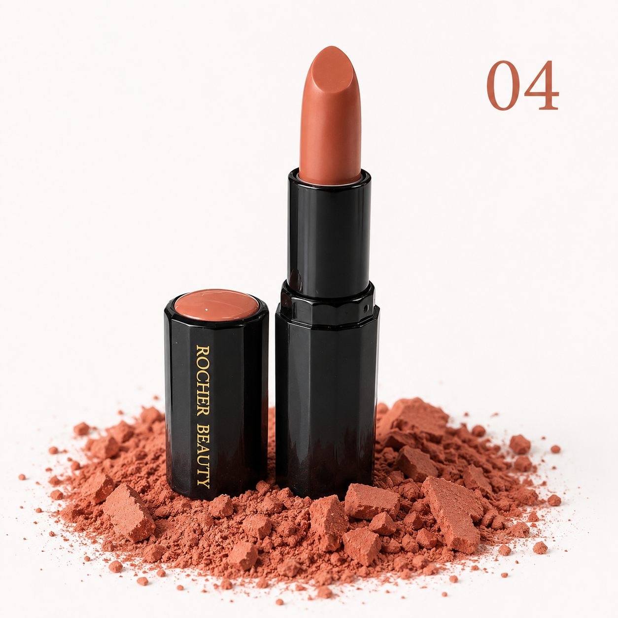 رژ لب جامد ROCHER BEAUTY شماره 04