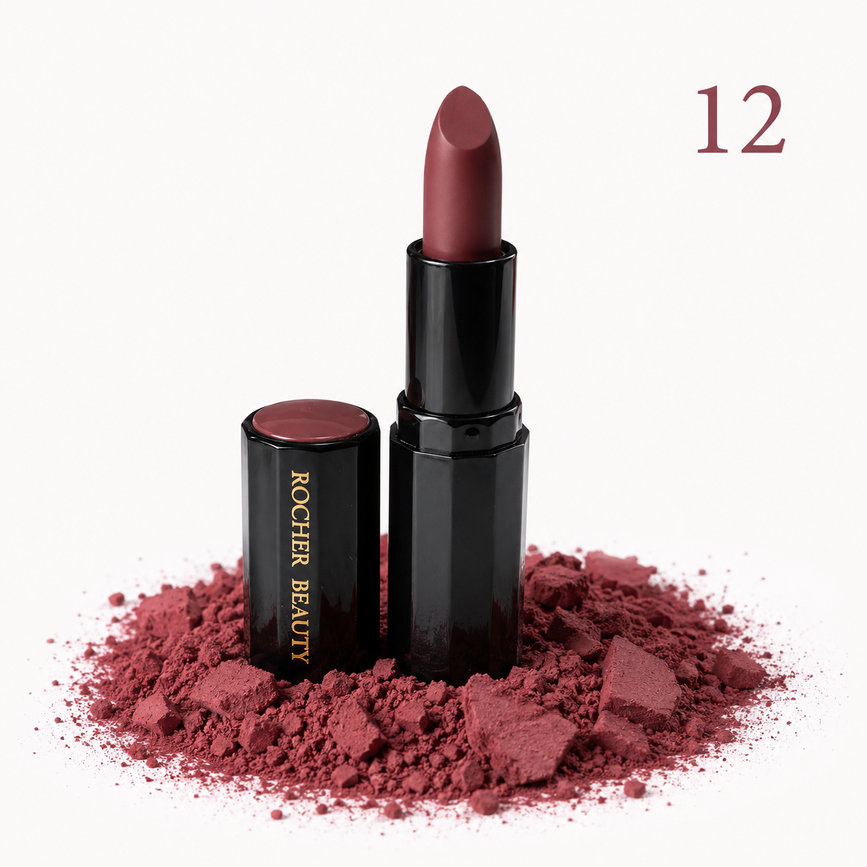 رژ لب جامد ROCHER BEAUTY شماره 12