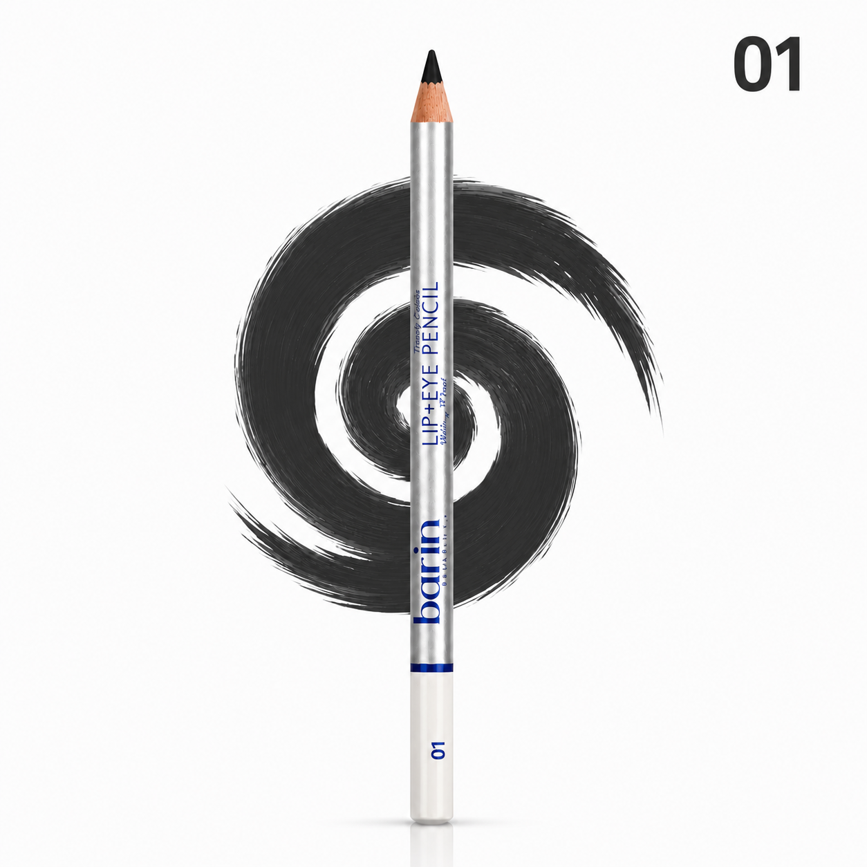 مداد lip & eye pencil برند بارین بیوتی شماره 01