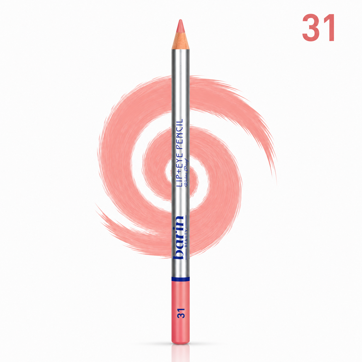 مداد lip & eye pencil برند بارین بیوتی شماره 31