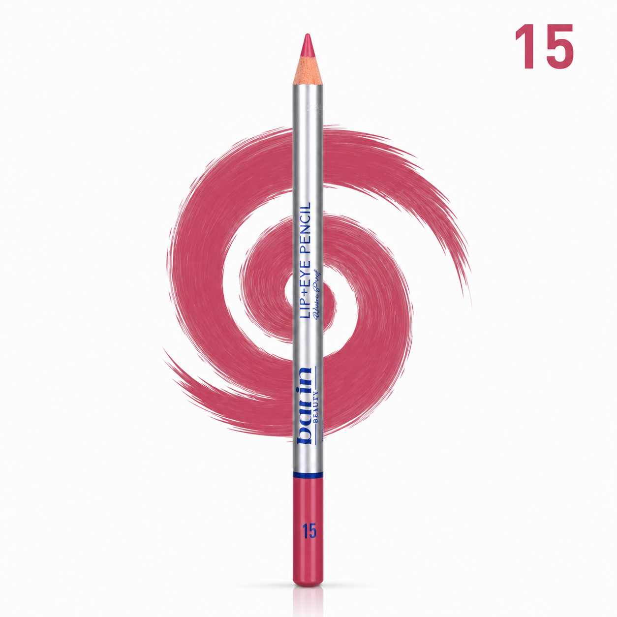 مداد lip & eye pencil برند بارین بیوتی شماره 15