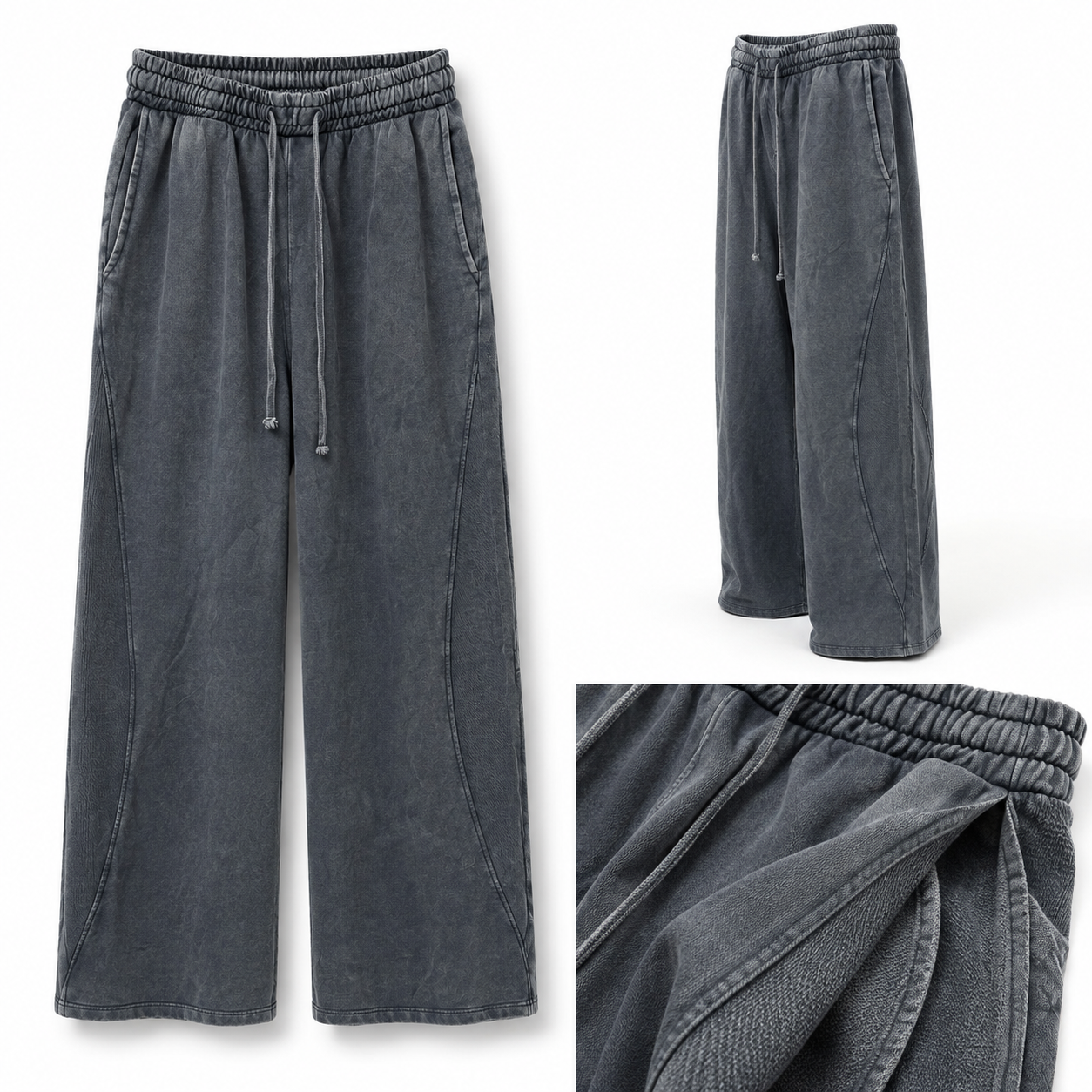 شلوار بگ کمرکش ZARA