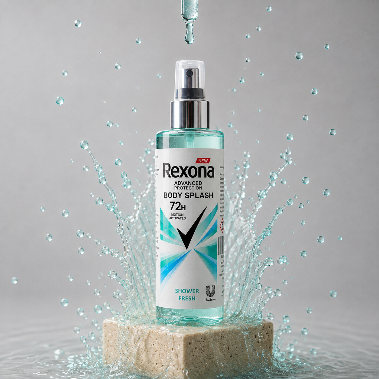 بادی اسپلش 72 ساعته رکسونا مدل shower fresh