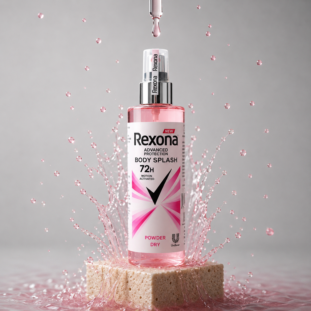بادی اسپلش 72 ساعته رکسونا مدل powder dry