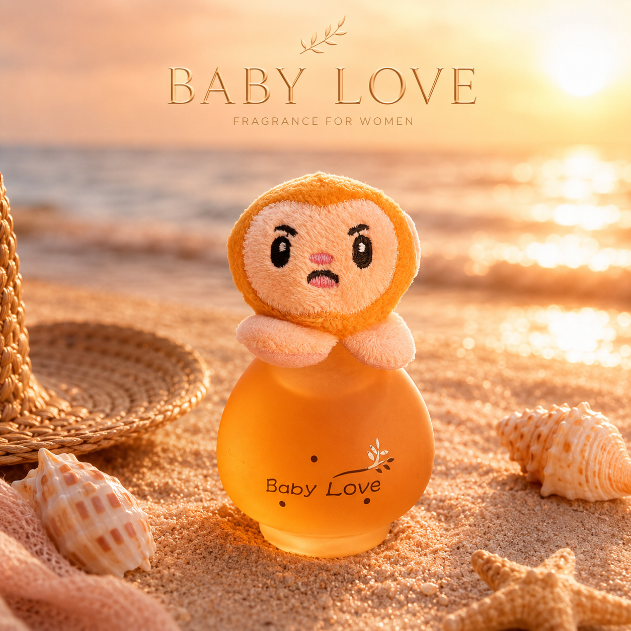 ادکلن کودک و عروسکی برند Baby Love مدل میمون